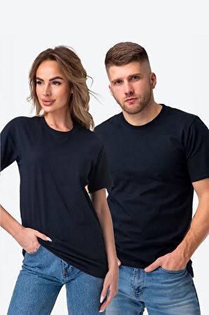 Uyguntarz Unisex  Pamuklu Oversize Basic Tshirt