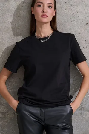 Unisex  Pamuklu Oversize Basic Tshirt