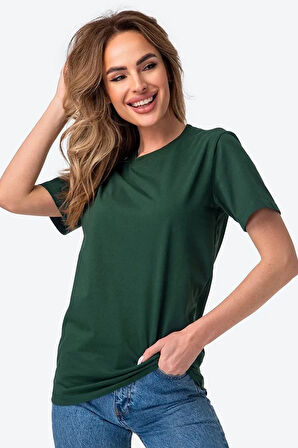Uyguntarz Unisex  Pamuklu Oversize Basic Tshirt