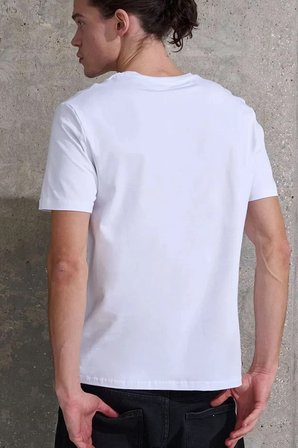 Unisex  Pamuklu Oversize Basic Tshirt