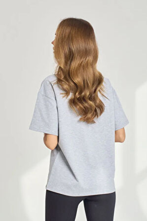 Uyguntarz Unisex  Pamuklu Oversize Basic Tshirt