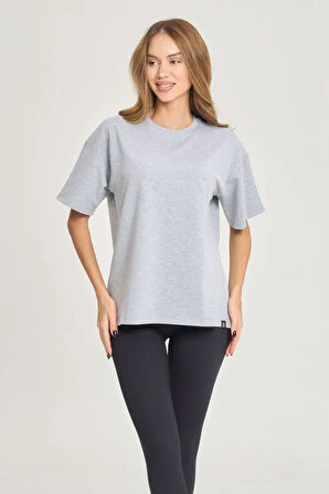 Uyguntarz Unisex  Pamuklu Oversize Basic Tshirt
