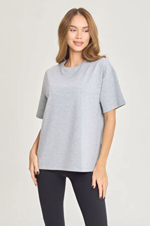 Uyguntarz Unisex  Pamuklu Oversize Basic Tshirt