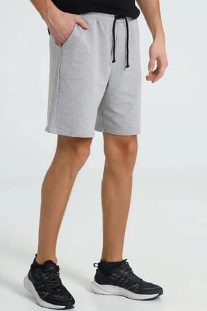 Unisex Pamuklu Rahat Penye Şort