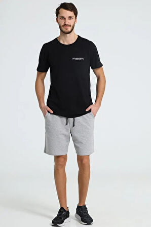 Uyguntarz Unisex Pamuklu Rahat Penye Şort