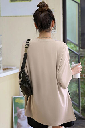 Uyguntarz Unisex Frank Active Power Baskılı Oversize Tshirt