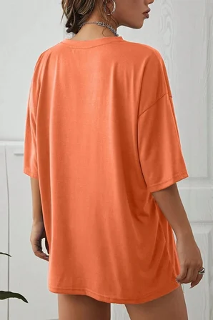 Unisex His Mercies Baskılı Oversize Tshirt