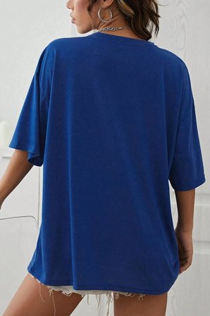 Unisex His Mercies Baskılı Oversize Tshirt