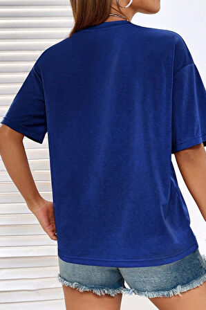 Uyguntarz Unisex Looking Baskılı Oversize Tshirt