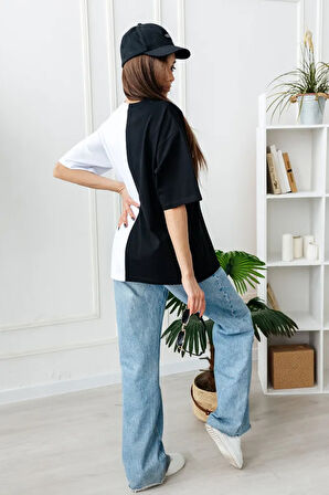 Uyguntarz Unisex Forget Live Baskılı Oversize Tshirt