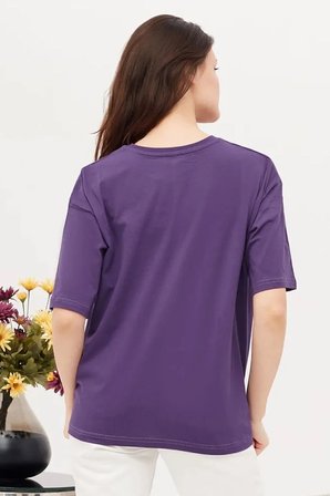 Unisex Make Up Siluet Baskılı Tasarım Tshirt