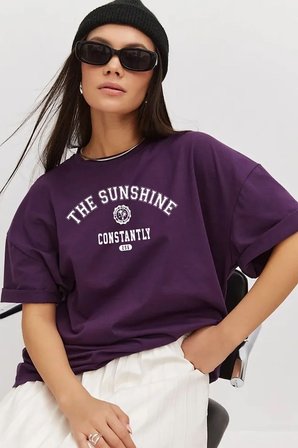 Unisex The Sunshine Baskılı Tasarım Tshirt