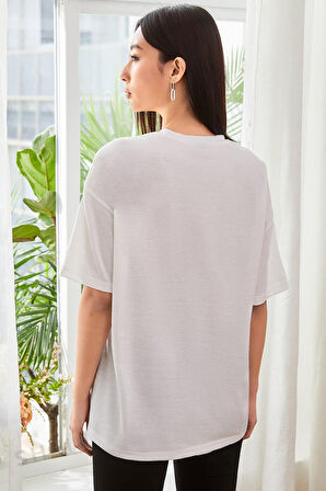 Uyguntarz Unisex Nostalgia Baskılı Oversize Tshirt