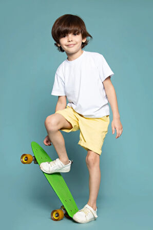 Uyguntarz Çocuk 2'li Pamuklu Rahat Kalıp Tshirt