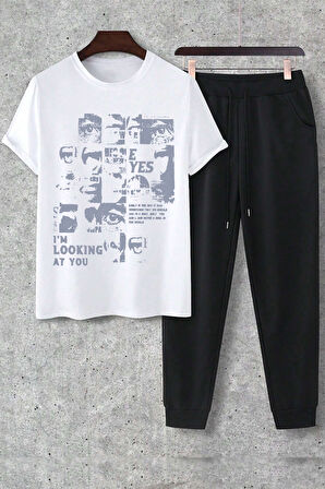 Uyguntarz Unisex I'm Looking At You 2'li Eşofman Takımı
