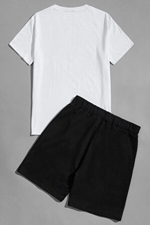 Uyguntarz Unisex Sunshine Baskılı Şort Takım
