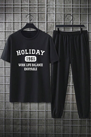 Unisex Holiday 2'li Eşofman Takımı