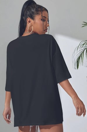 Unisex Not Today Baskılı T-shirt