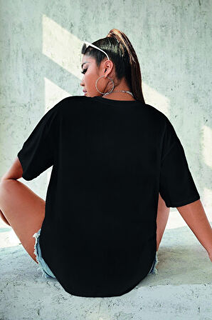 Uyguntarz Unisex Boundless Baskılı Oversize Tshirt