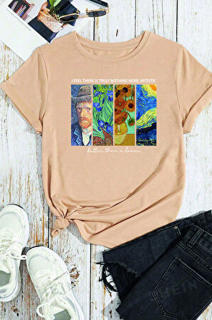 Uyguntarz Unisex Artistic Baskılı Tasarım Tshirt