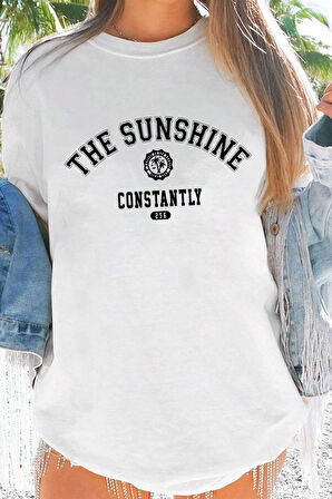 Uyguntarz Unisex The Sunshine Baskılı Tasarım Tshirt