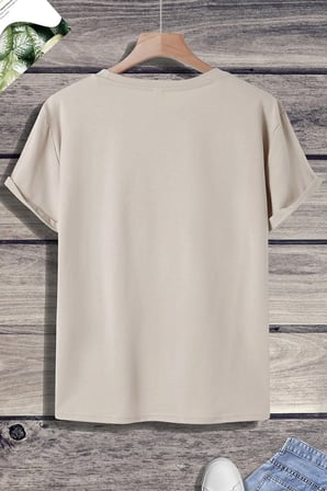 Erkek Baskılı Oversize Tshirt