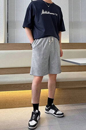 Uyguntarz Erkek Baskılı Oversize Tshirt