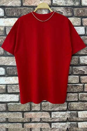 Erkek Belive in Yourself Baskılı Oversize Tshirt