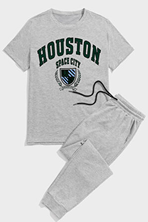 Uyguntarz Unisex Houston Baskılı Eşofman Takımı