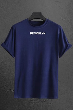 Brooklyn Baskılı Unisex Oversize 3'lü T-shirt Paketi