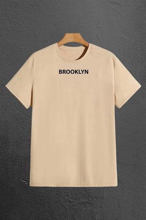 Brooklyn Baskılı Unisex Oversize 3'lü T-shirt Paketi