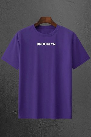 Brooklyn Baskılı Unisex Oversize 3'lü T-shirt Paketi