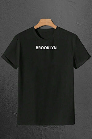 Brooklyn Baskılı Unisex Oversize 3'lü T-shirt Paketi