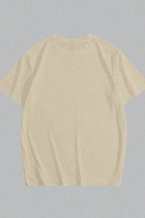 Erkek La California 1987 Baskılı Oversize Tshirt