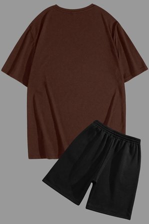 Kafadar Ayılar Baskı Şort Takım Unisex