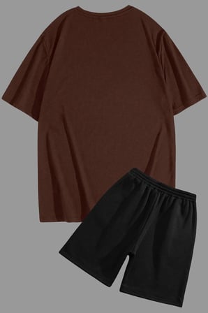 Unisex Sunshine Baskılı Şort Takım