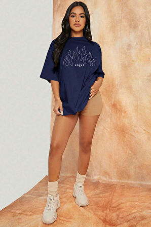 Uyguntarz Green Angel Baskılı T-shirt