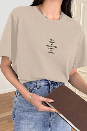 Uyguntarz Unisex The Power Of Baskılı Tasarım Tshirt