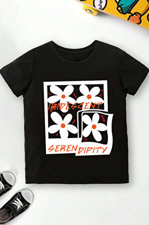 Uyguntarz Çocuk Seren Dipity Baskılı Pamuklu Tshirt