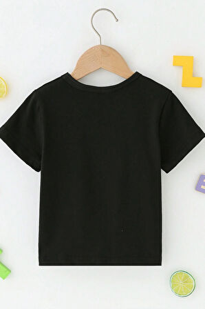 Uyguntarz Çocuk Kalp Baskılı Pamuklu Tshirt