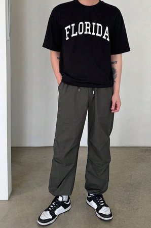 Unisex Florida Baskılı Tasarım Tshirt