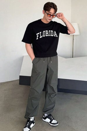 Unisex Florida Baskılı Tasarım Tshirt