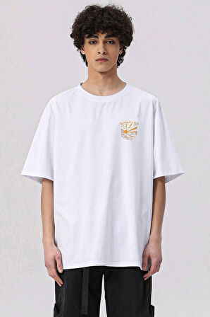 Unisex Sırt Baskılı Arizona Oversize Tshirt