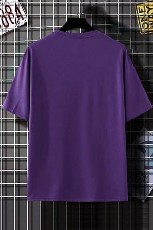 Erkek Baskılı Oversize Tshirt