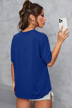 Unisex Mood Baskılı Oversize Tshirt
