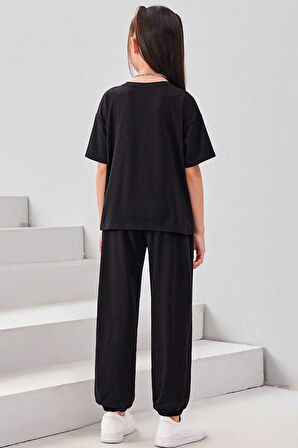 Uyguntarz Çocuk Los Angles Baskılı Alt - Üst Eşofman Takımı