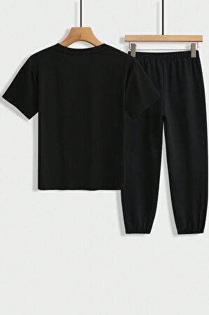 Uyguntarz Çocuk Mafia Ördek Baskılı Alt - Üst Eşofman Takımı