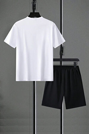 Uyguntarz Unisex Believe Detay Baskılı Şort Takım