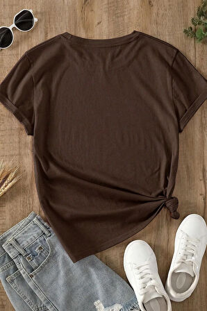 Unisex Looking Baskılı Oversize Tshirt