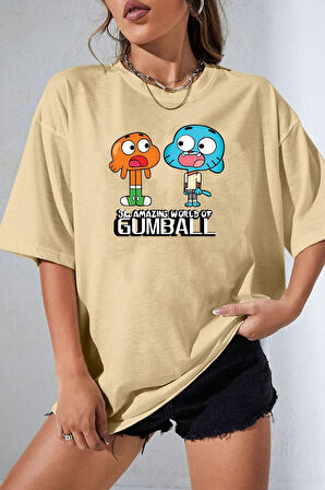 Uyguntarz Unisex Gumball Baskılı T-shirt